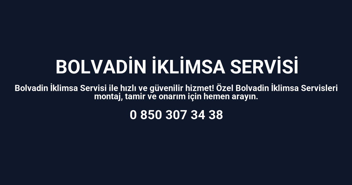 Bolvadin İklimsa Servisi